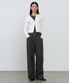 우먼즈 코튼 엑스트라 와이드 팬츠 [다크 그레이]