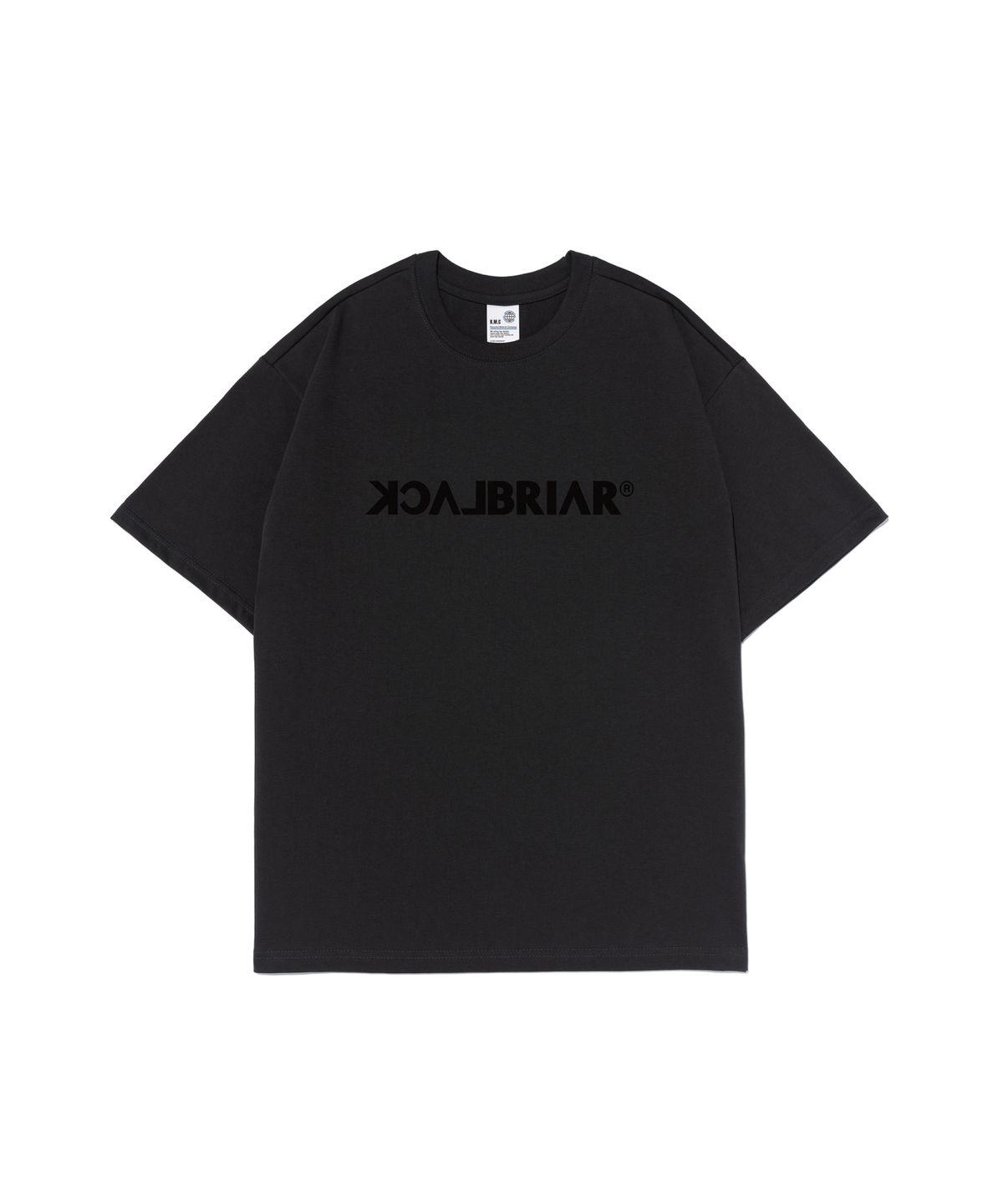 블랙브라이어(BLACK BRIAR) BB 스터프 로고 티셔츠 (차콜)