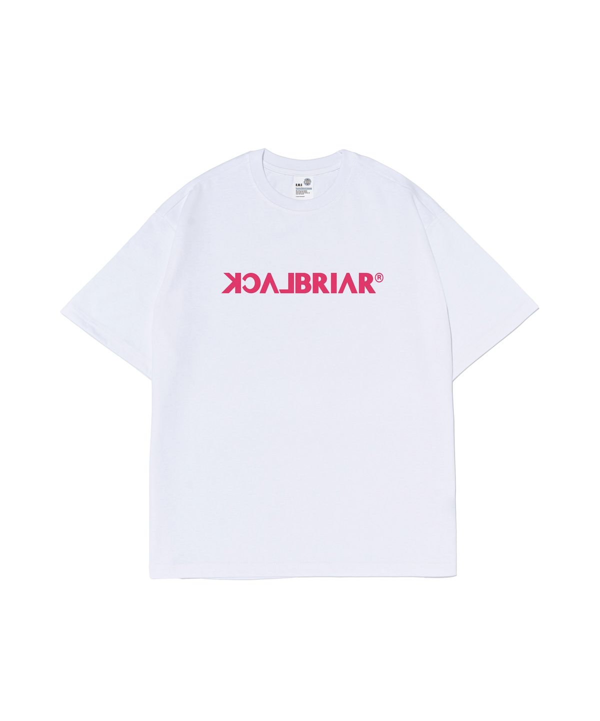 블랙브라이어(BLACK BRIAR) BB 스터프 로고 티셔츠 (화이트)