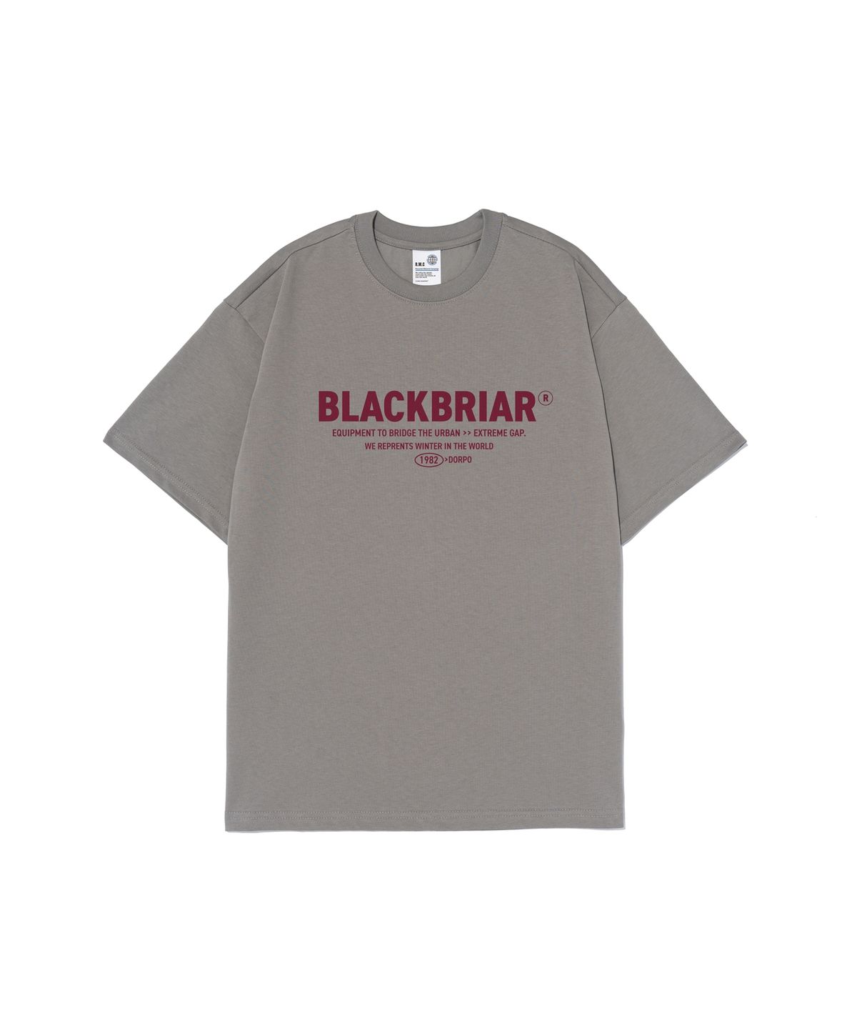 블랙브라이어(BLACK BRIAR) BB 1982 에센셜 티셔츠 (그레이)