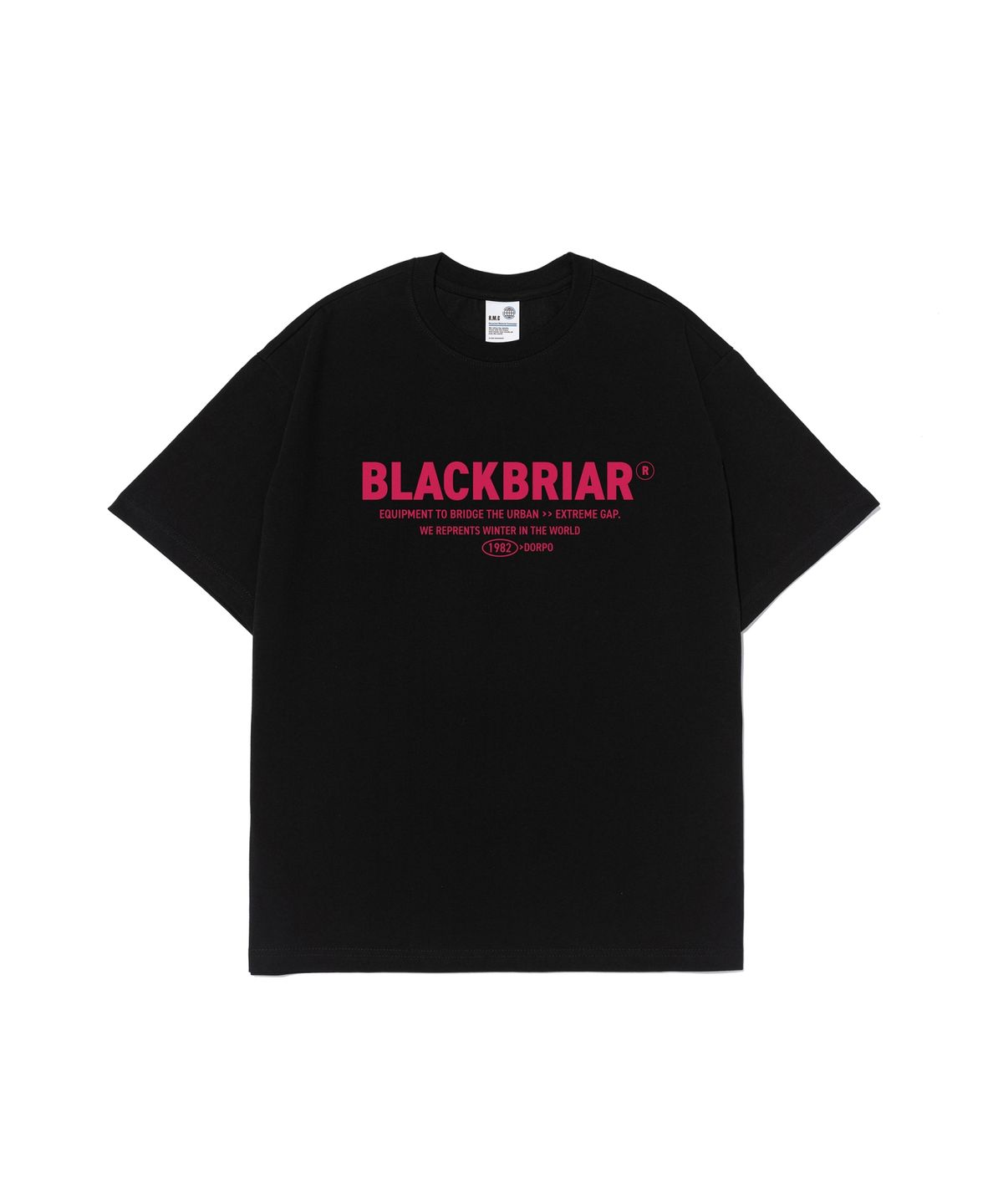 블랙브라이어(BLACK BRIAR) BB 1982 에센셜 티셔츠 (블랙)