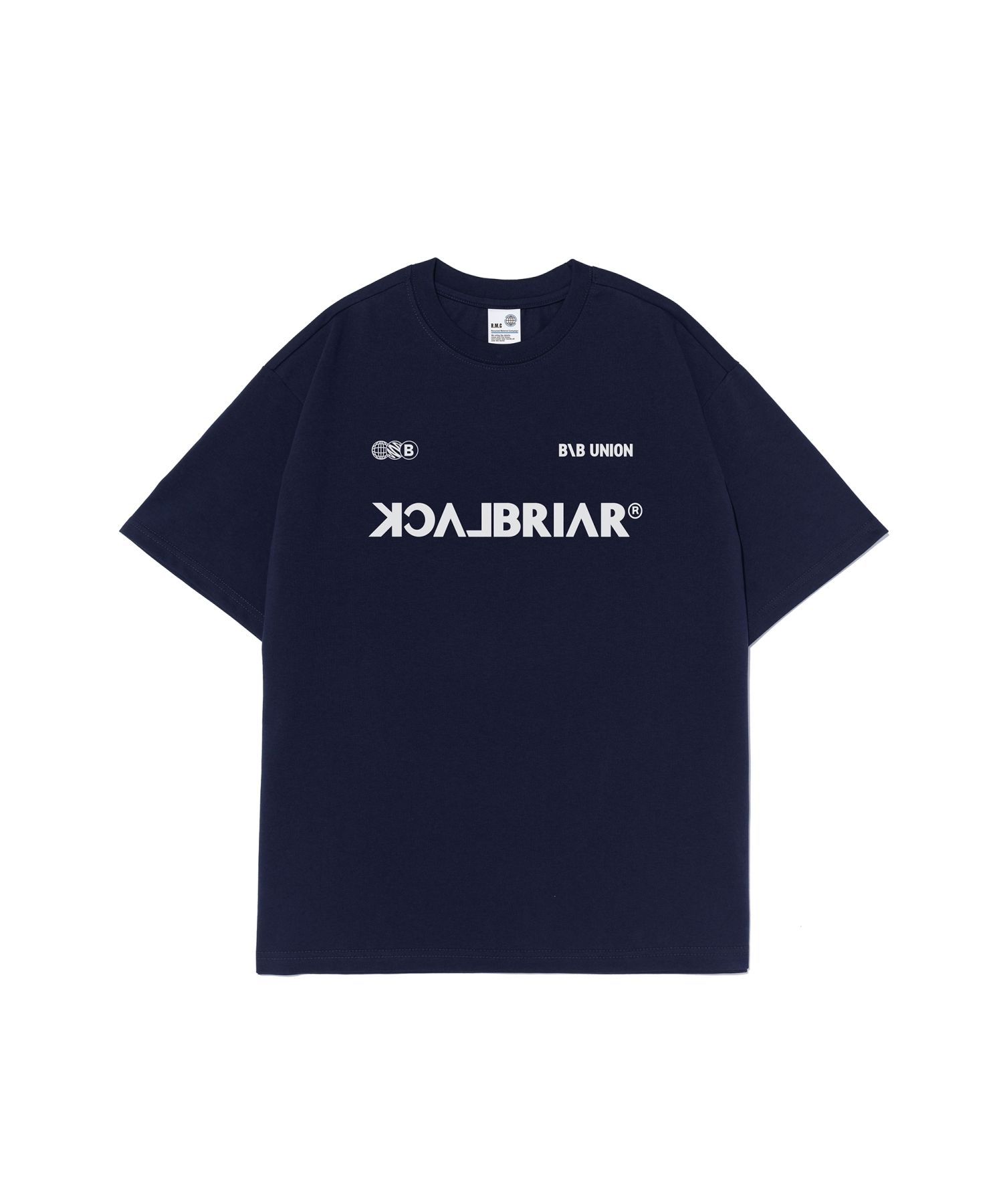 MASSNOUNのAsterisk Pigment Short Sleeve T-shirt 全3色 Men's Marble-effect T-shirt with glossy band | Black | Diesel