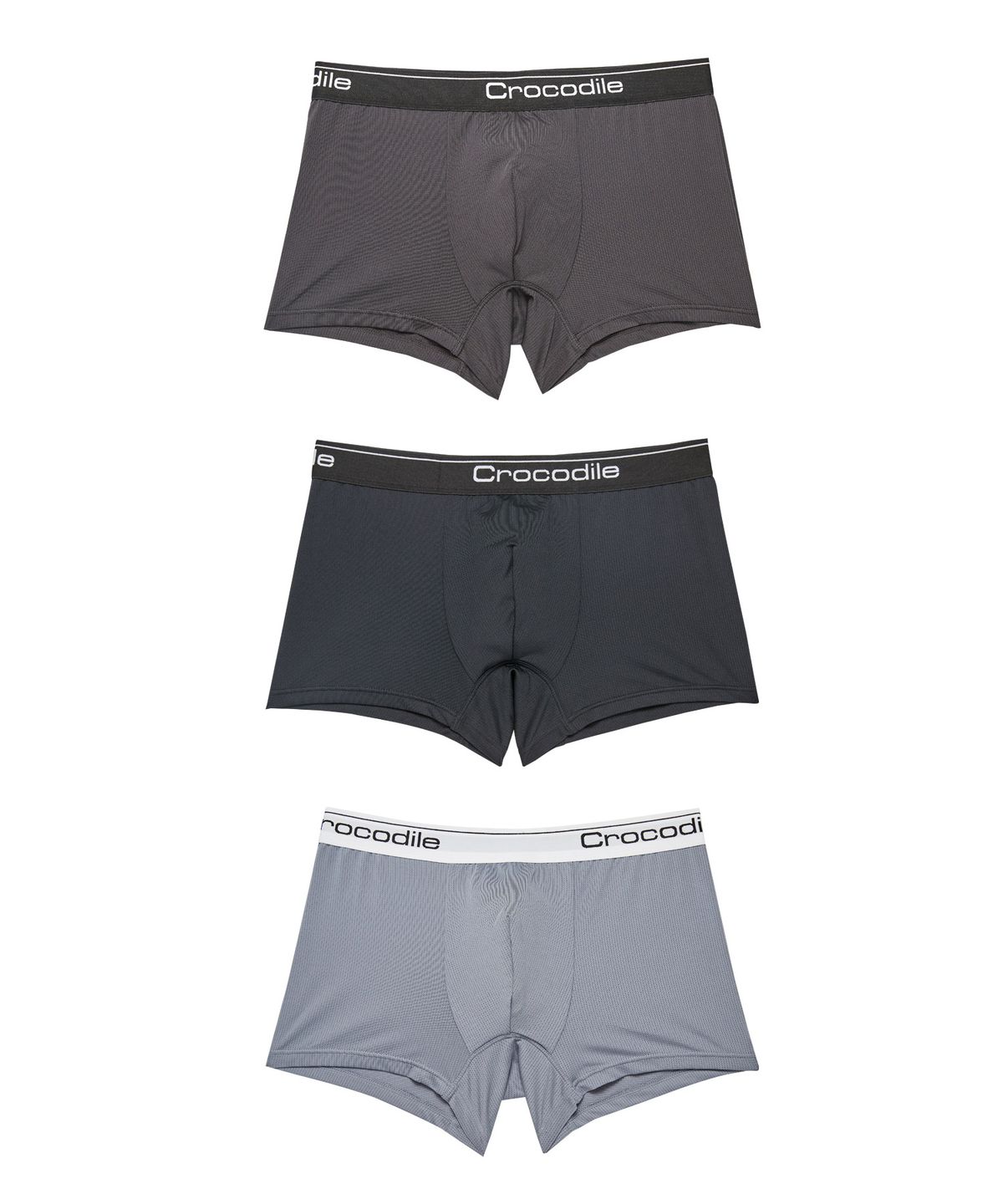 크로커다일 이너웨어(CROCODILE INNERWEAR) [3PACK] 남성 에어로쿨 메쉬 드로즈