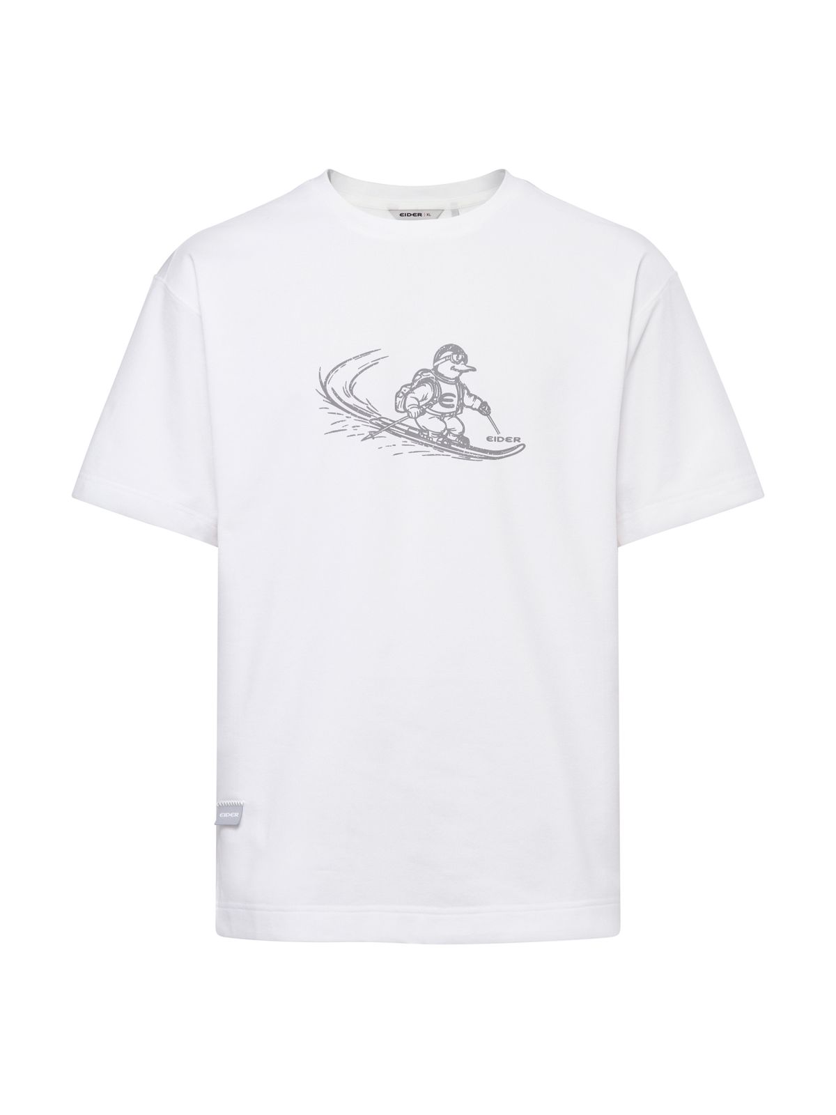 아이더(EIDER) ICONIC (아이코닉) 남성 그래픽 라운드 티셔츠_Off White