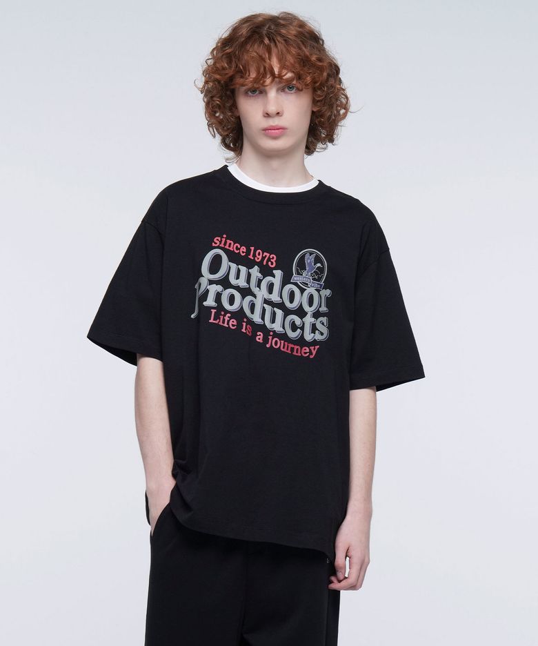 VINTAGE WAVE LOGO T-SHIRT (BLACK)