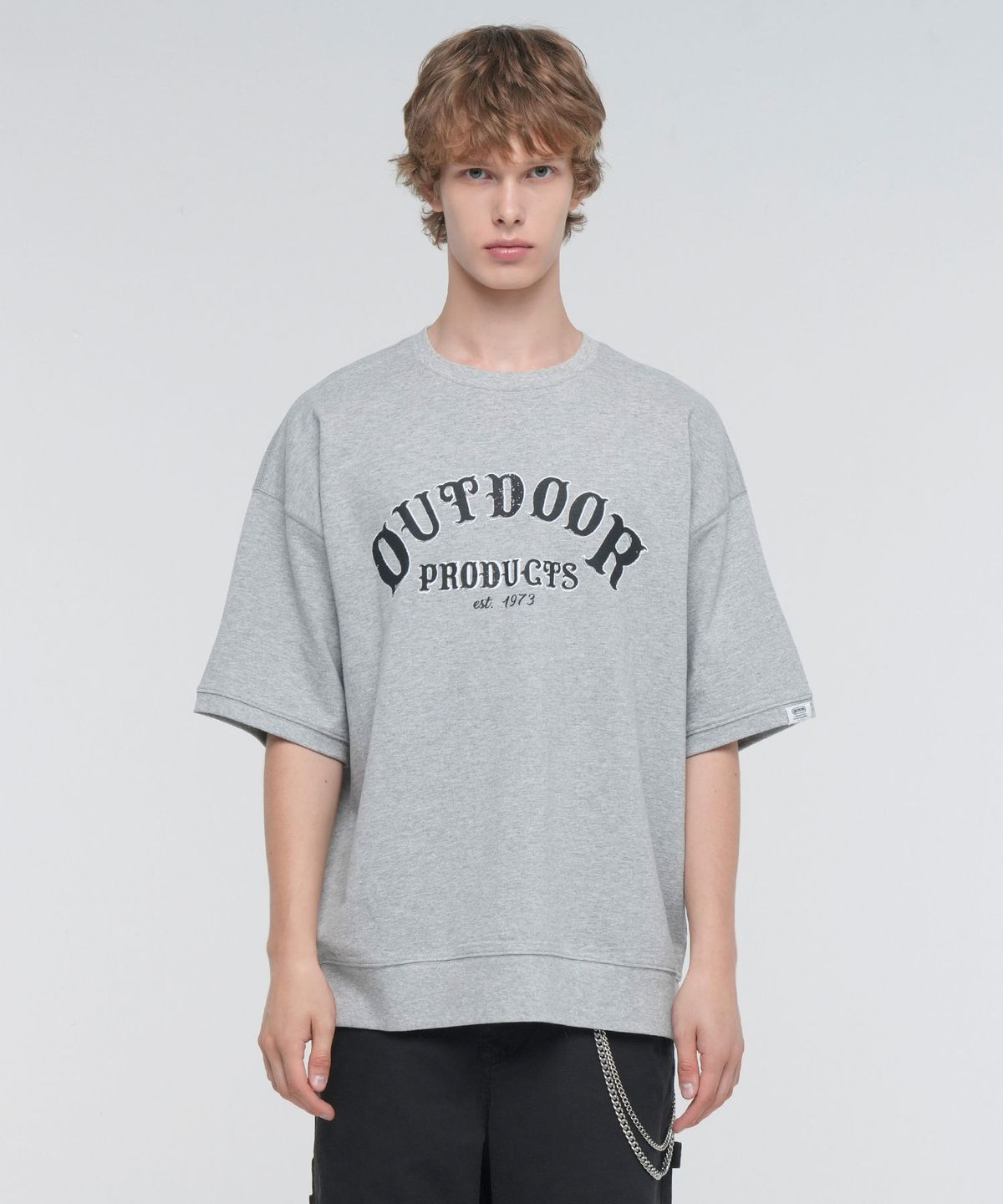 아웃도어 프로덕츠(OUTDOOR PRODUCTS) WESTERN LOGO SWEATSHIRT (MELANGE)