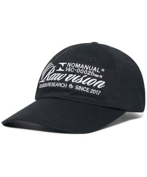 T.L BALL CAP - BLACK