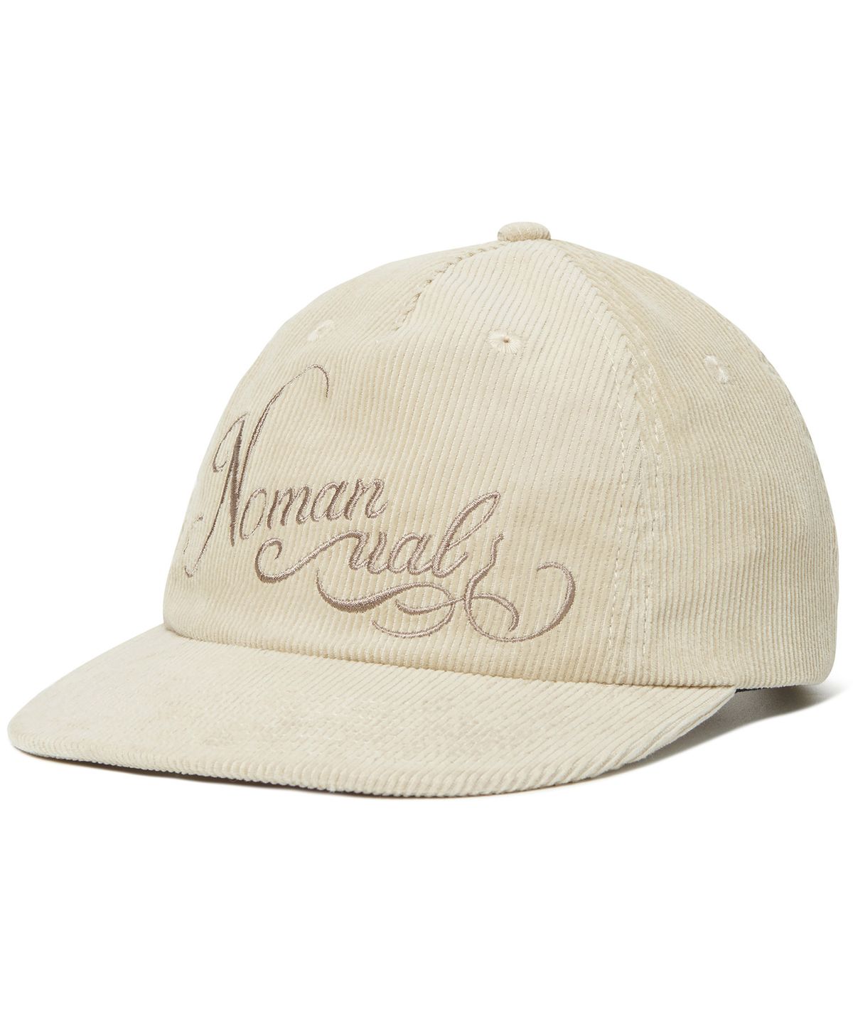 노매뉴얼(NOMANUAL) STEM CORDUROY BALL CAP - IVORY