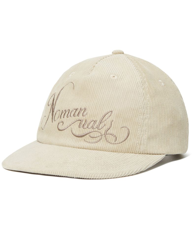 STEM CORDUROY BALL CAP - IVORY