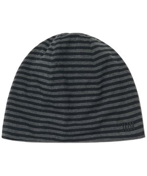 NM STRIPE BEANIE - BLACK