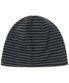 NM STRIPE BEANIE - BLACK