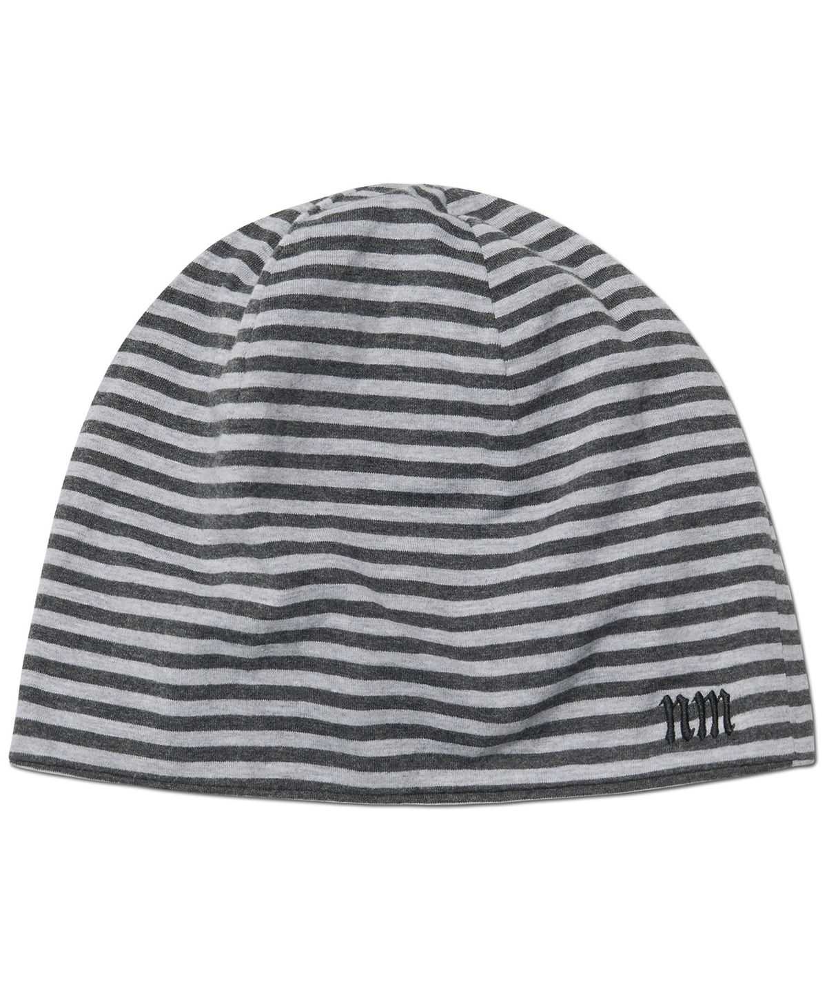 노매뉴얼(NOMANUAL) NM STRIPE BEANIE - GRAY