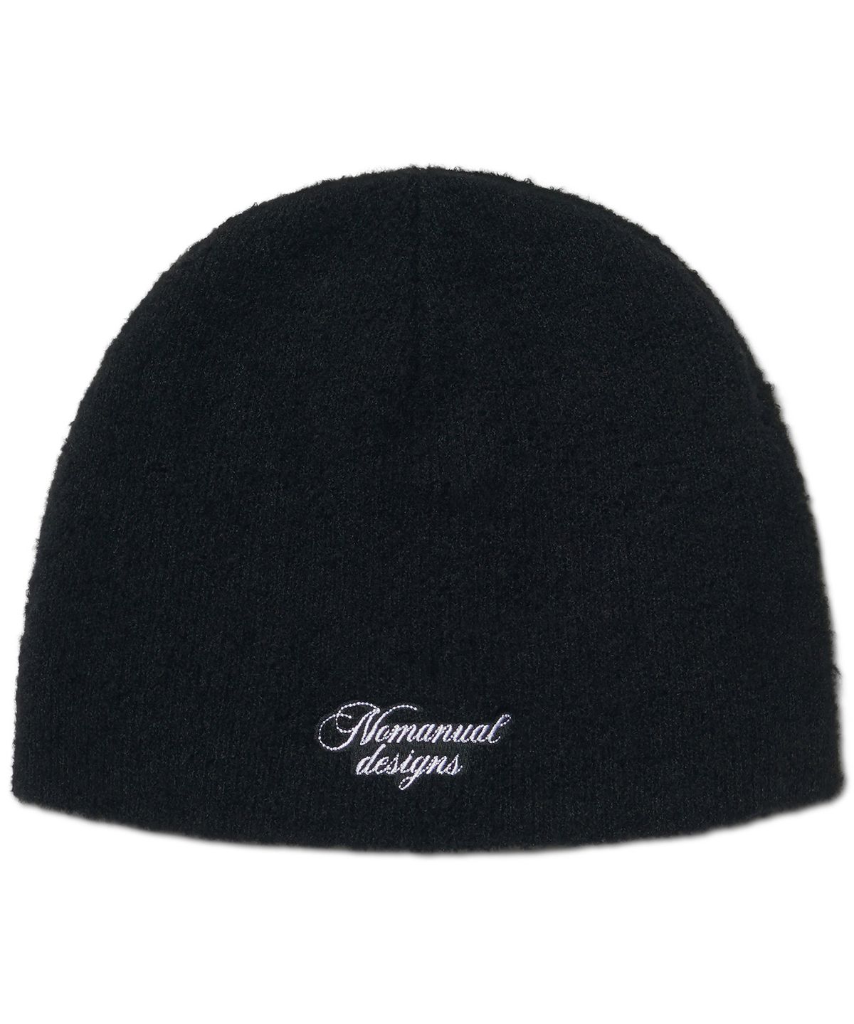 노매뉴얼(NOMANUAL) BOUCLE BEANIE - BLACK