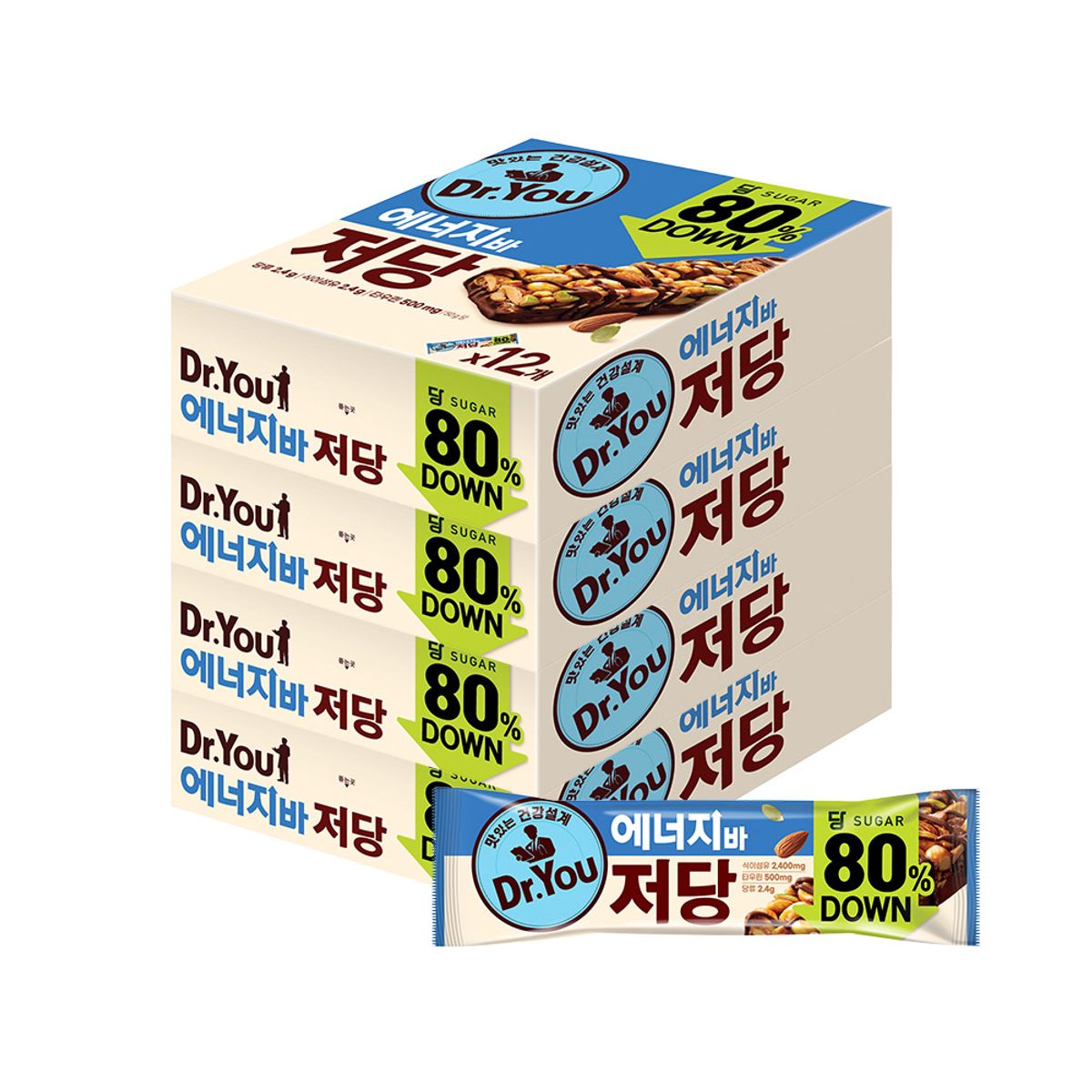 닥터유(DRYOU) 에너지바 저당 1P (50g) x 48개
