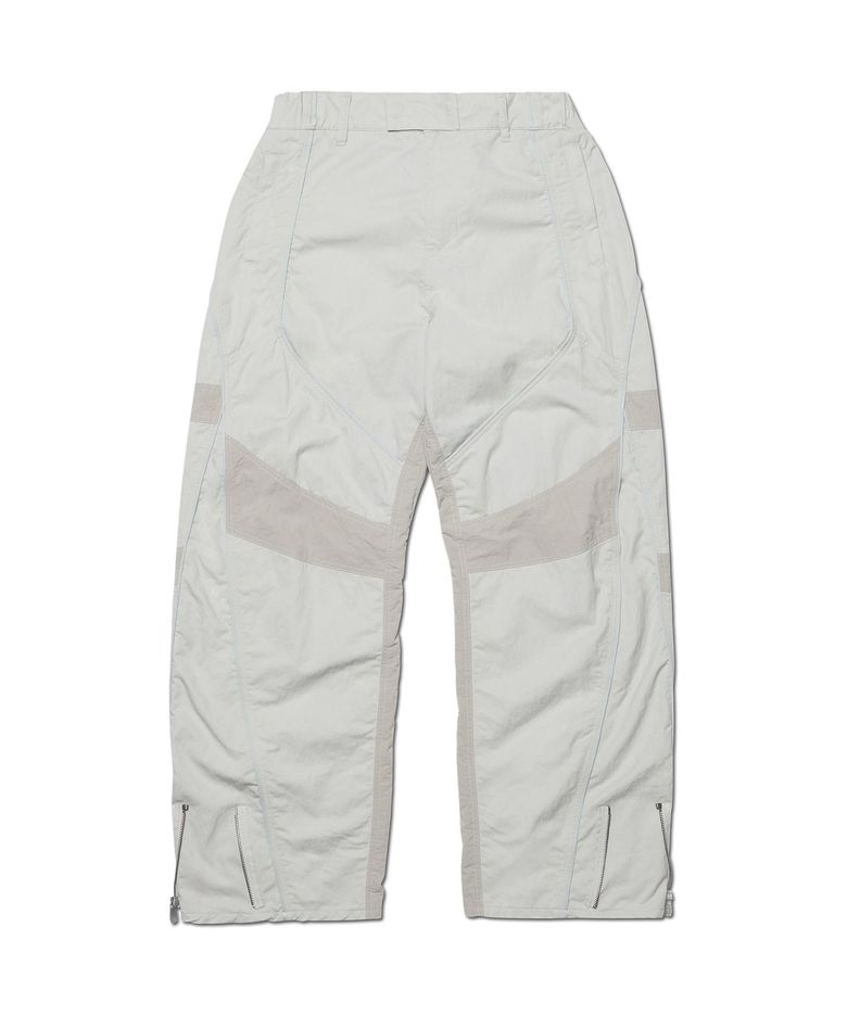 MOTO TRACK PANTS - LIGHT GRAY