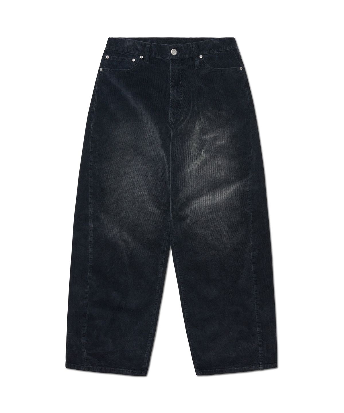 노매뉴얼(NOMANUAL) V.W CORDUROY PANTS - WASHED BLACK