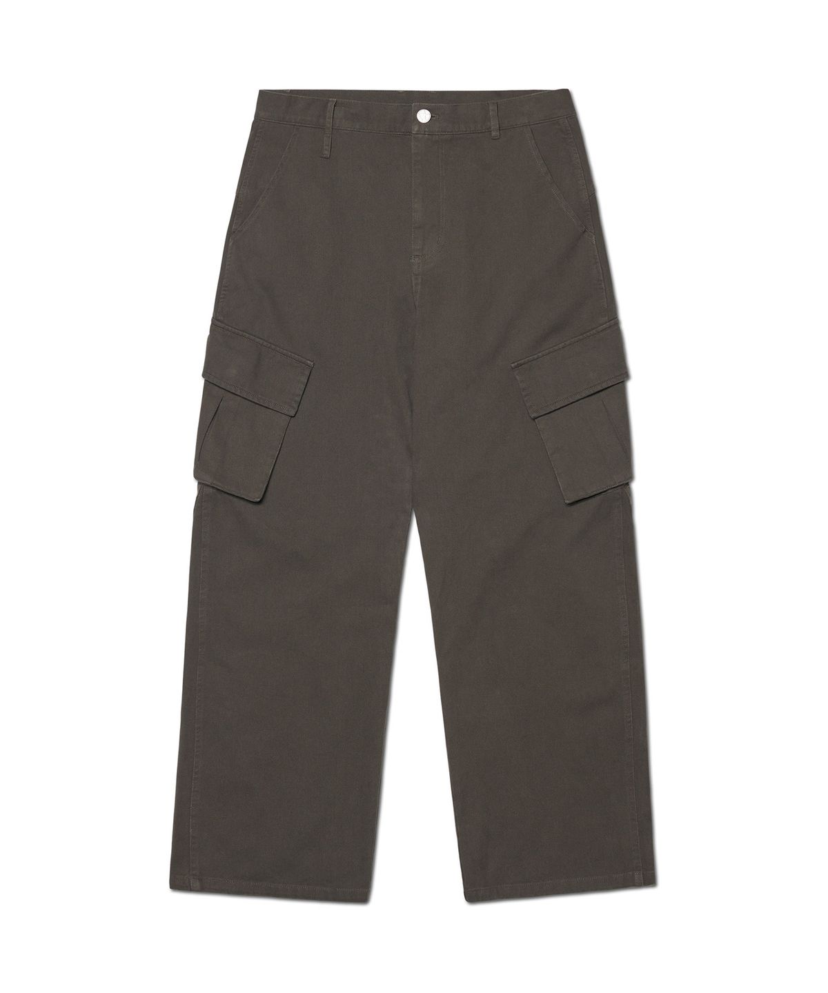 노매뉴얼(NOMANUAL) SLASH CARGO PANTS - CHARCOAL