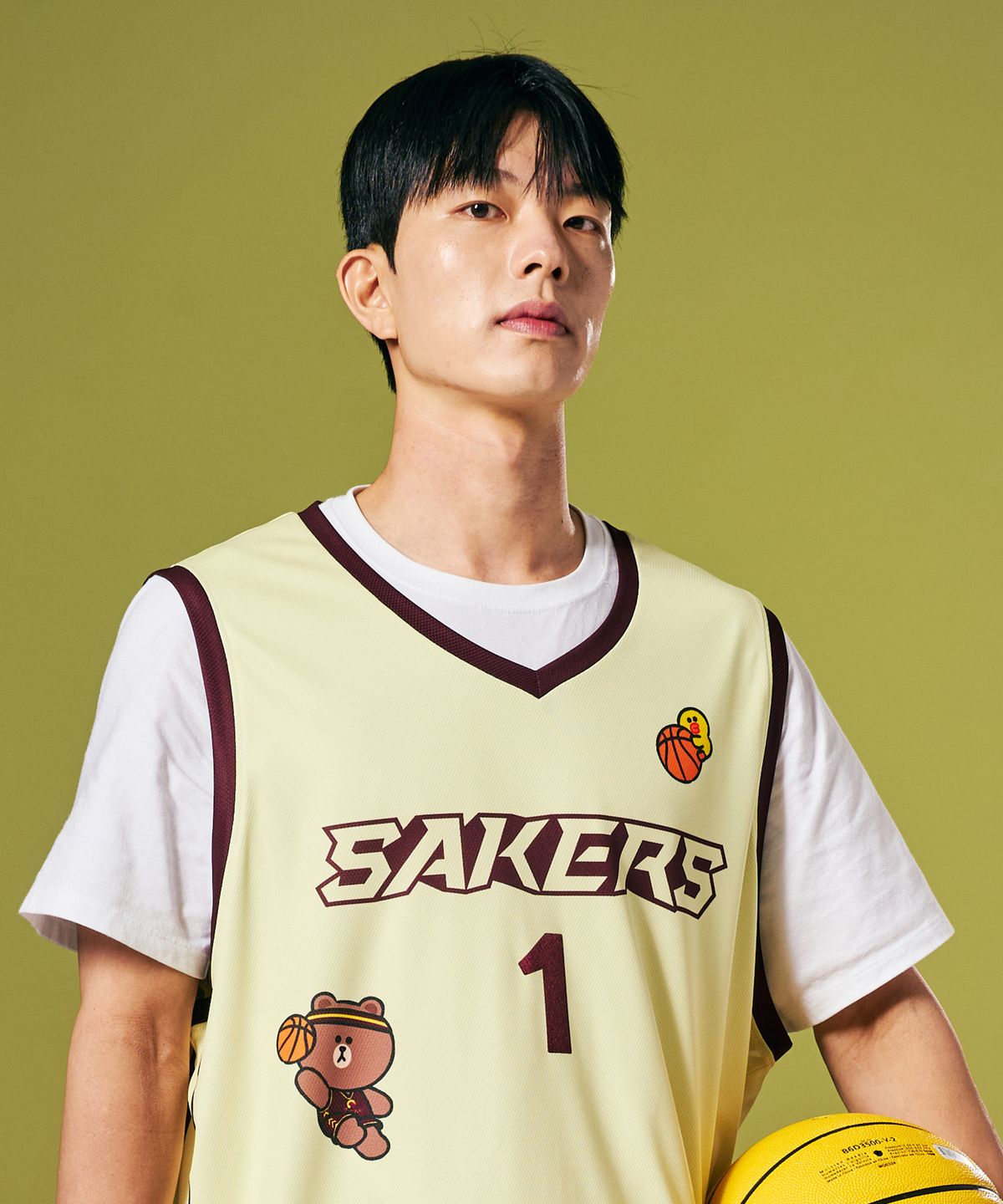 한국농구연맹(KBL) [LINE FRIENDS] KBLㅣLINE FRIENDS 유니폼 (LG)
