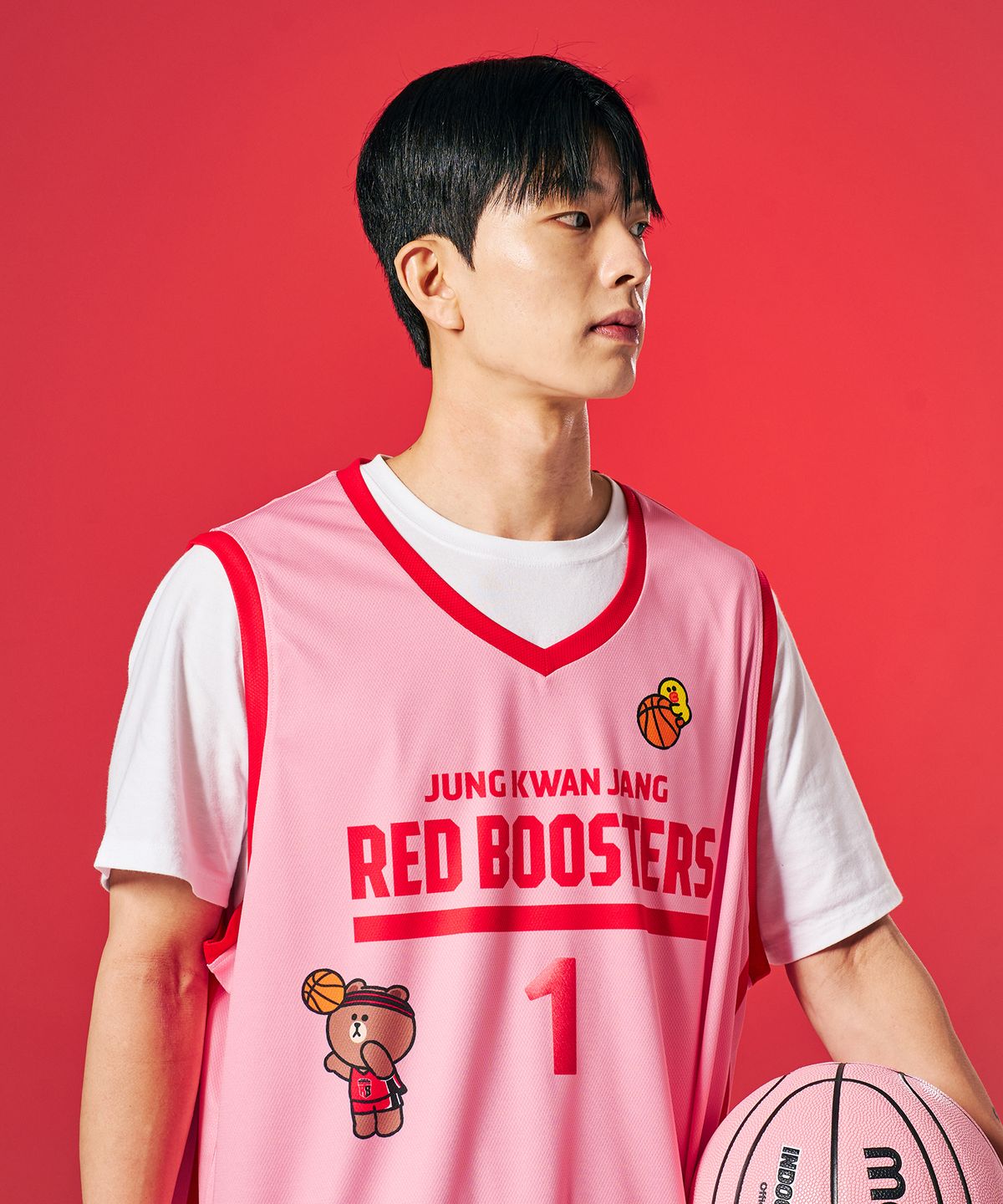 한국농구연맹(KBL) [LINE FRIENDS] KBLㅣLINE FRIENDS 유니폼 (정관장)
