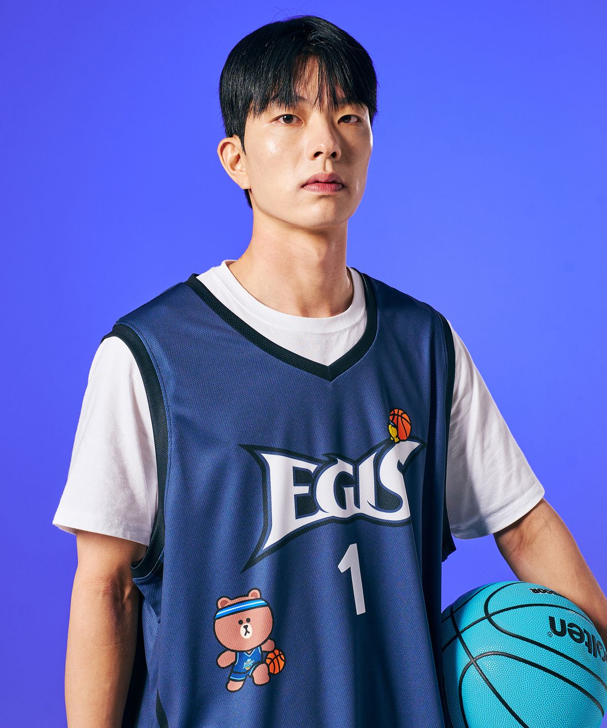한국농구연맹(KBL) [LINE FRIENDS] KBLㅣLINE FRIENDS 유니폼 (KCC)