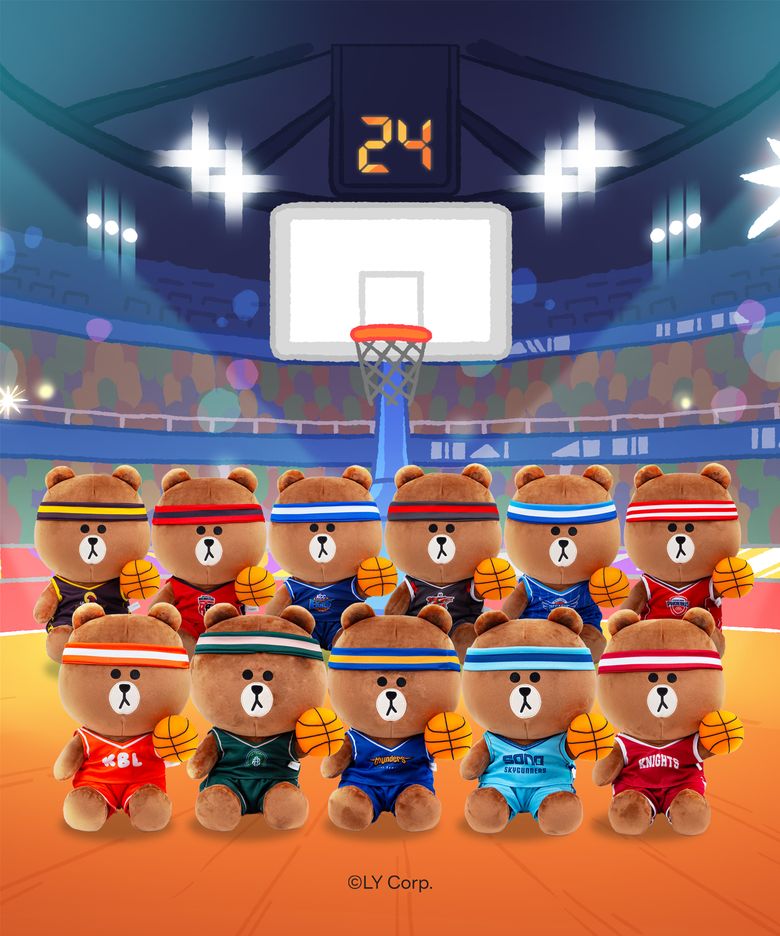 [LINE FRIENDS] KBLㅣLINE FRIENDS 브라운 중형 인형