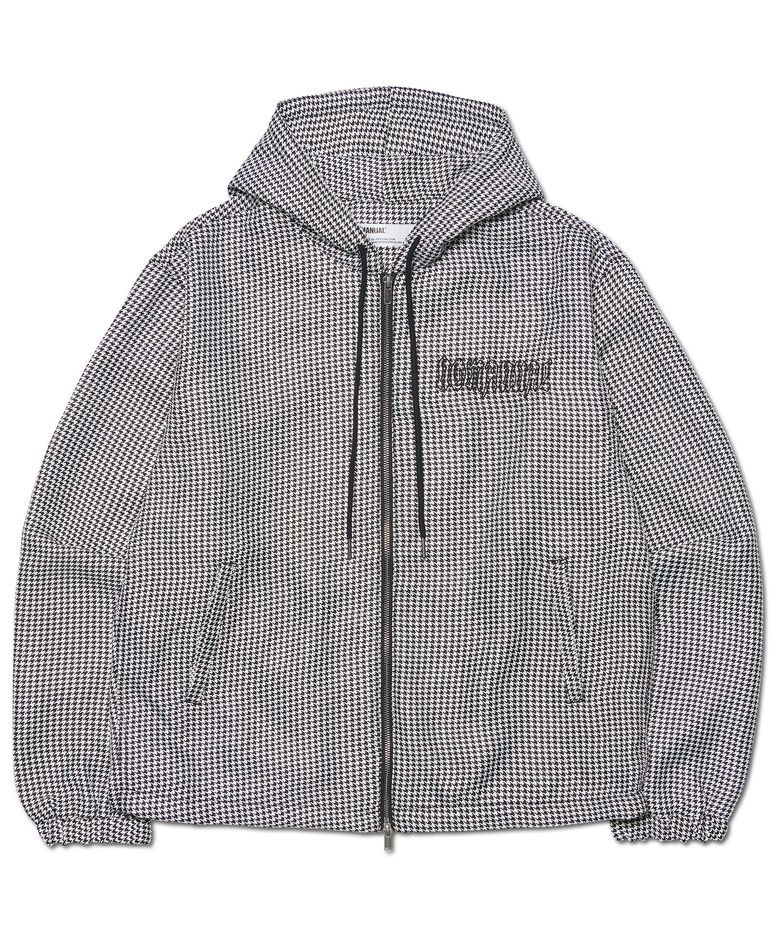 HOUNDSTOOTH CHECK JUMPER - BLACK