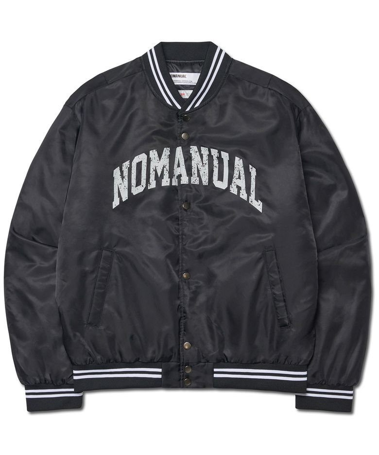 C.A THINSULATE STADIUM JACKET - BLACK
