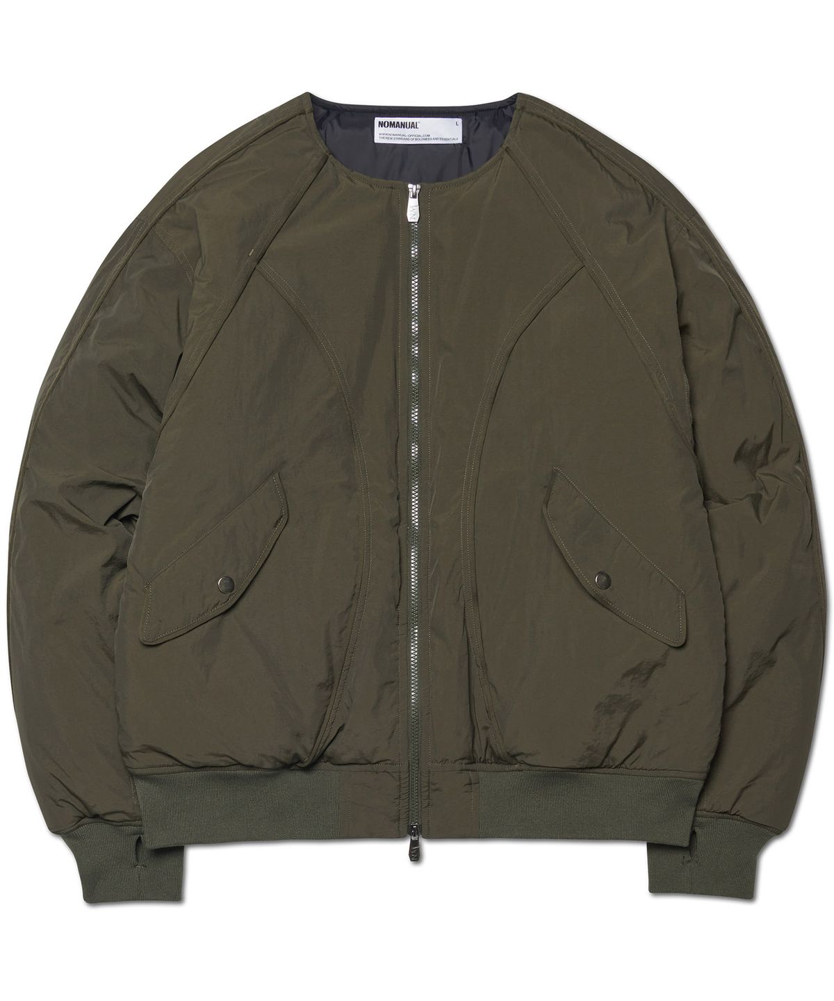 노매뉴얼(NOMANUAL) C.P THINSULATE BOMBER - KHAKI