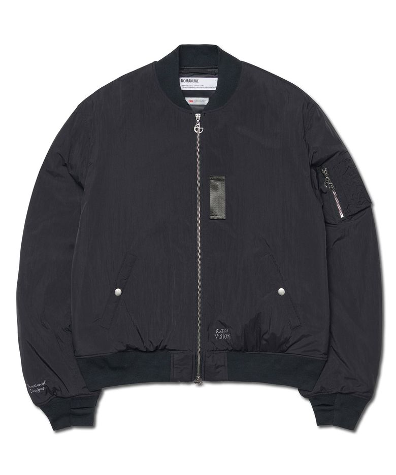 R.V THINSULATED MA-1 - BLACK