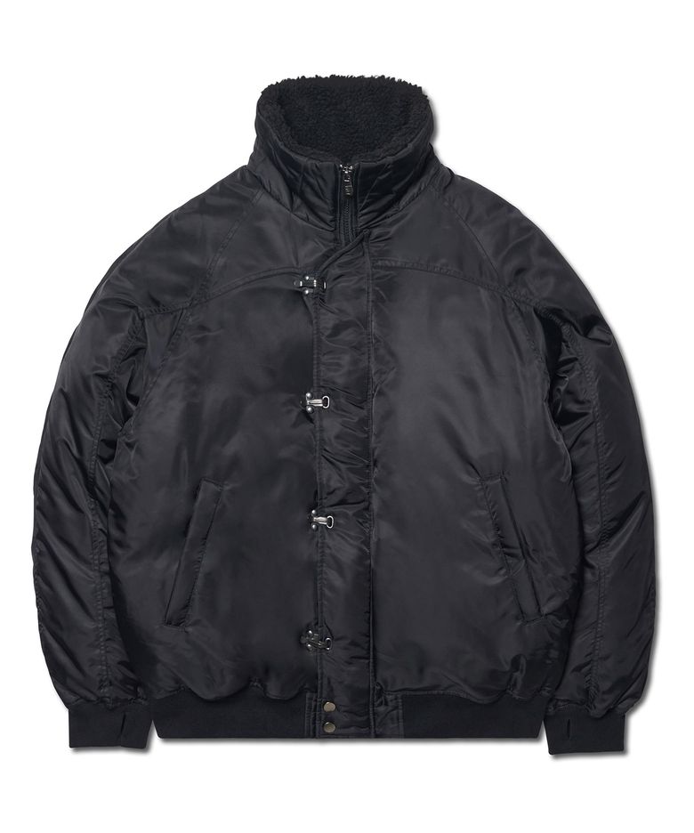 K.L BOMBER JACKET - BLACK