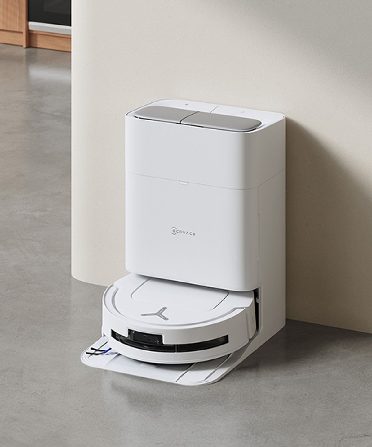 에코백스(ECOVACS) 디봇 T80 옴니 아쿠아롤러 물걸레 올인원 로봇청소기