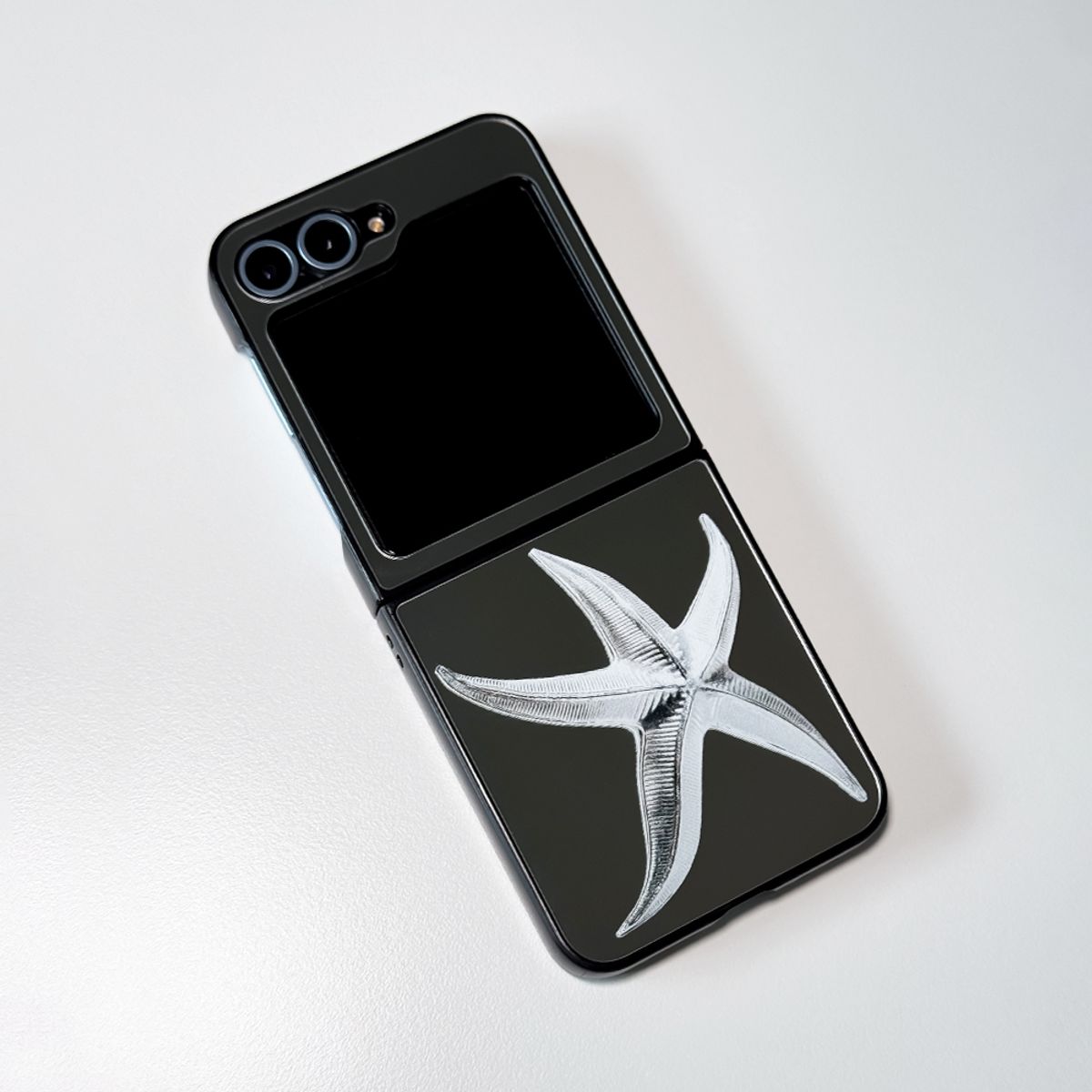 메모리즈바운더리(MEMORIESBOUNDARY) NTA Silverborn Stellaris Bumper Mirror Phone Case (Z Flip)