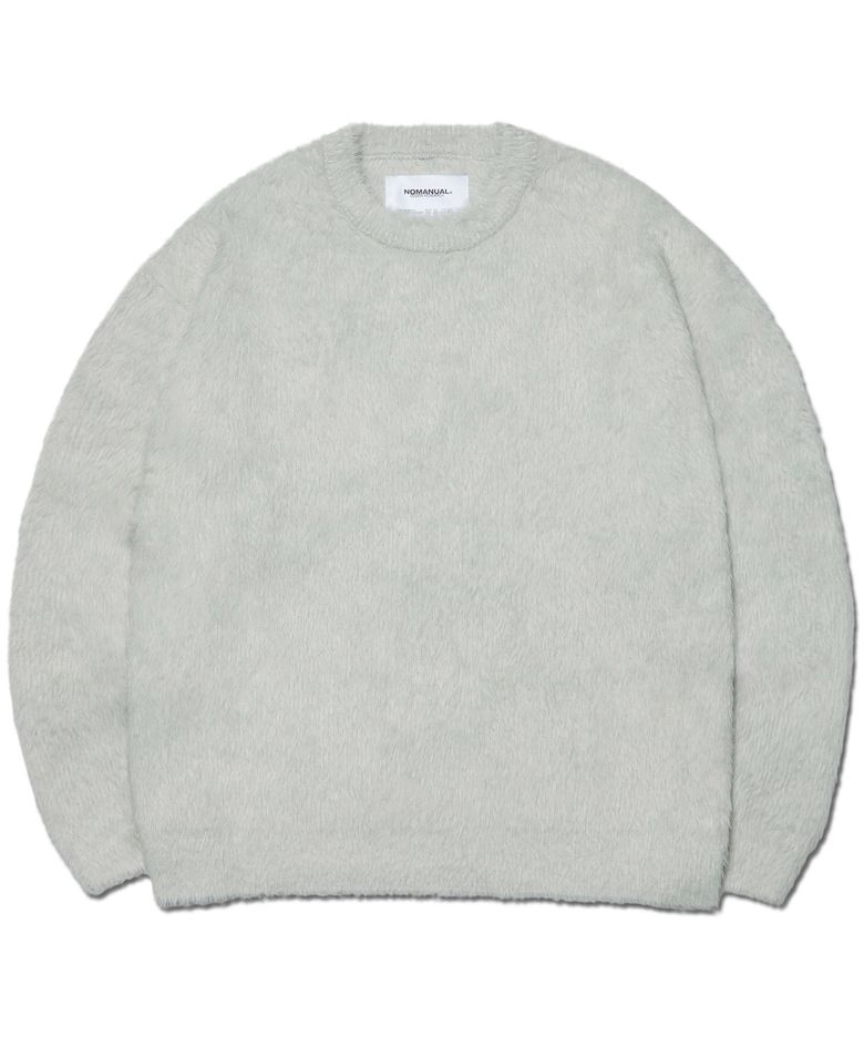 FUZZ HAIRY KNIT - SEAFOAM