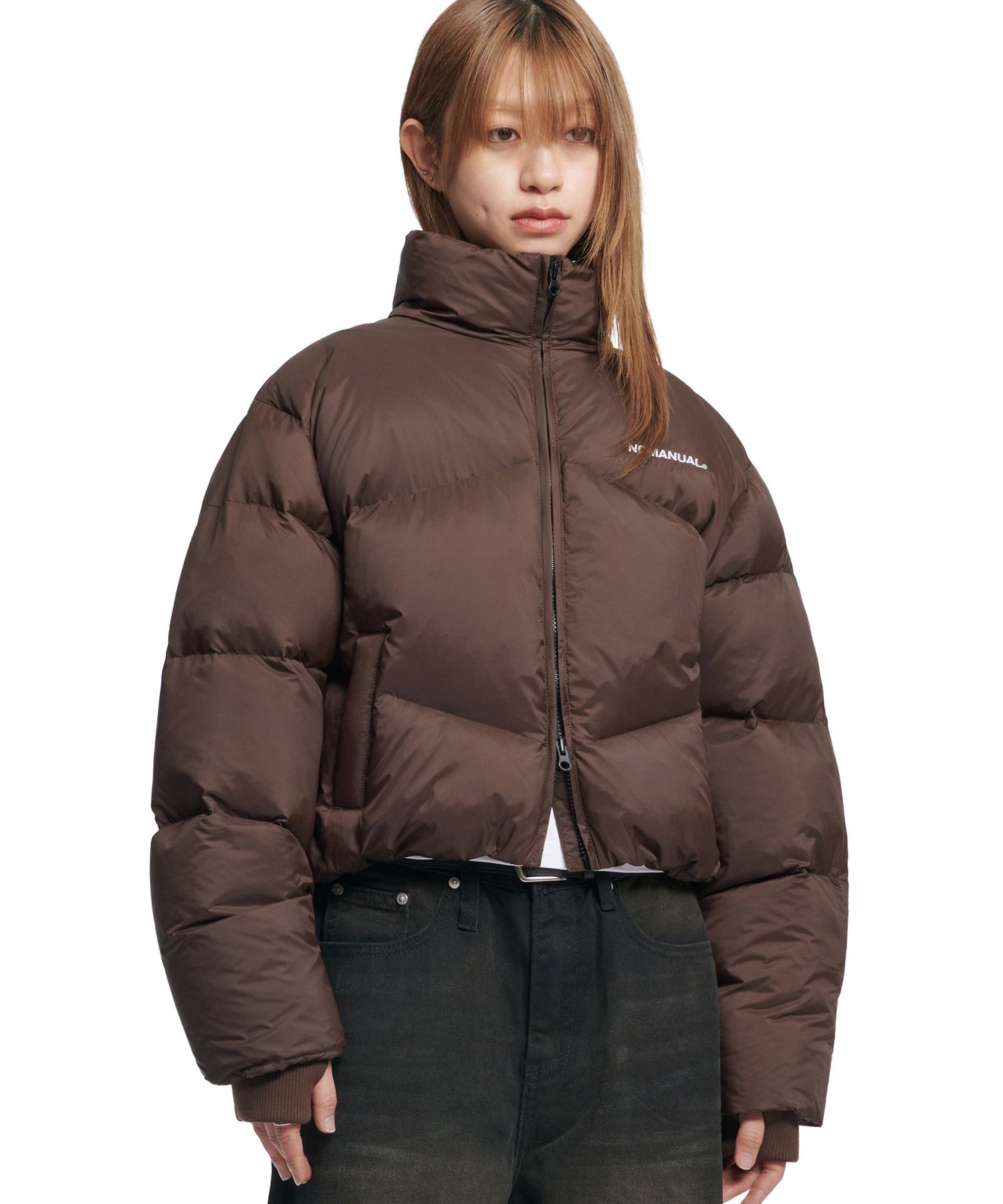 MUSINSA公式 | NOMANUAL SKADI DUCK DOWN - DARK BROWN