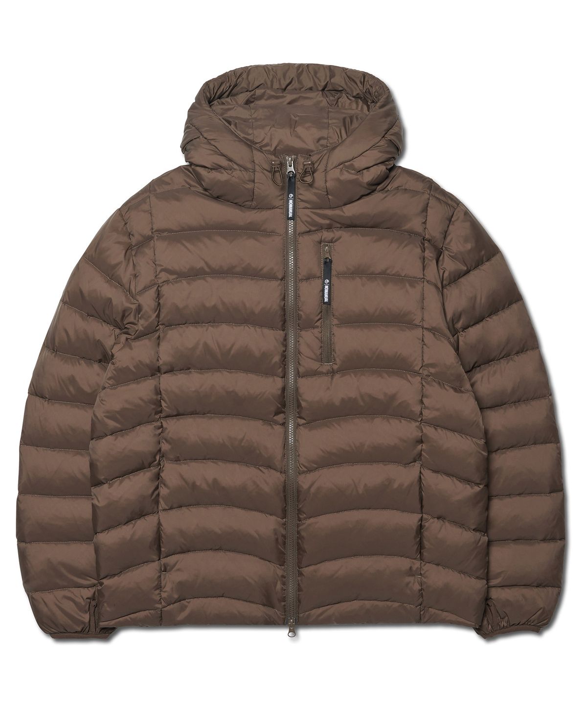 노매뉴얼(NOMANUAL) CREST LIGHT DUCK DOWN - DEEP BROWN