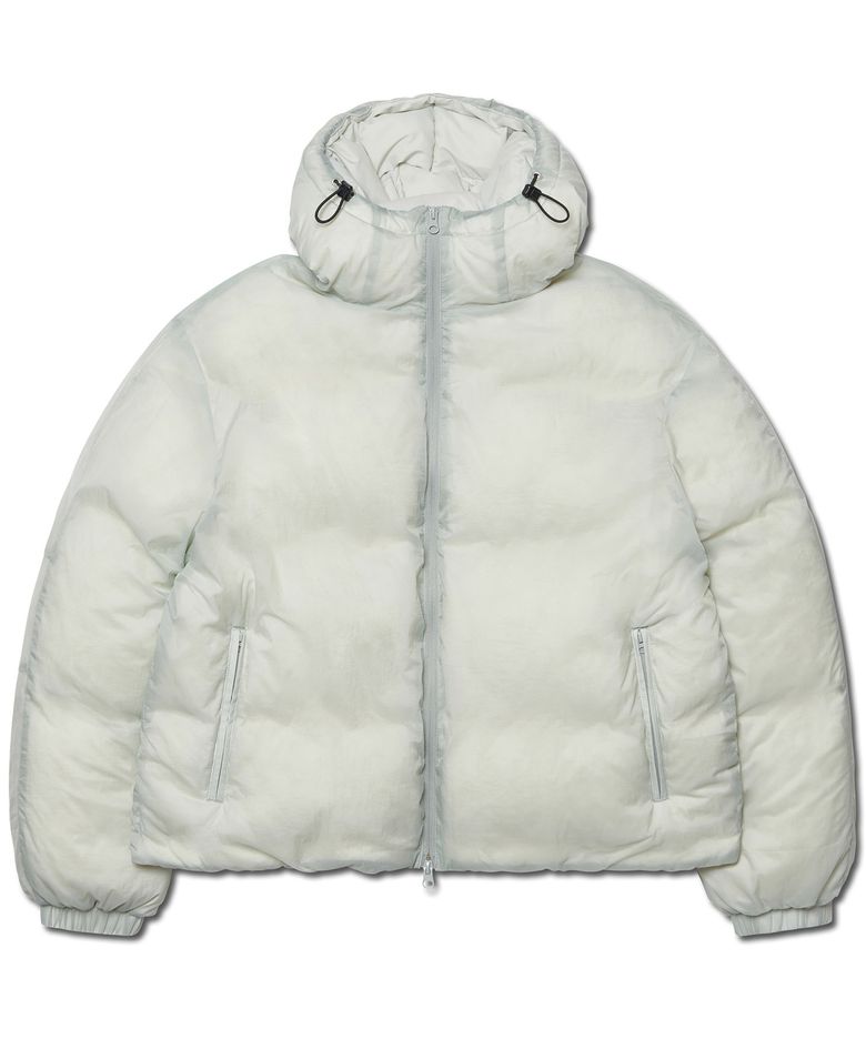 SHEER DOWN JACKET - LIGHT GRAY