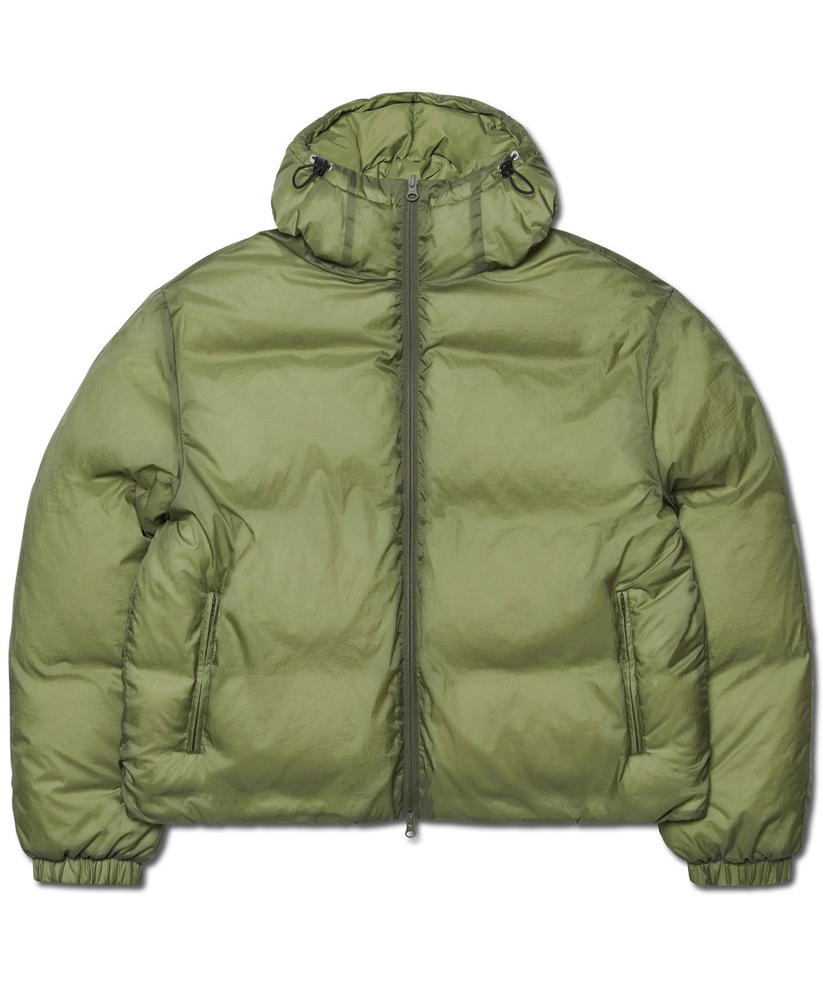노매뉴얼(NOMANUAL) SHEER DOWN JACKET - KHAKI