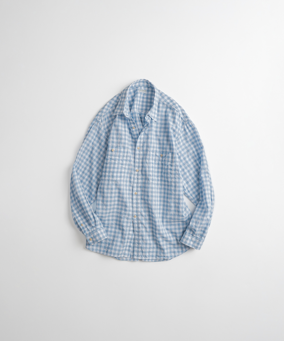 비헤비어(BEHEAVYER) C/L ROVER SHIRTS sky blue