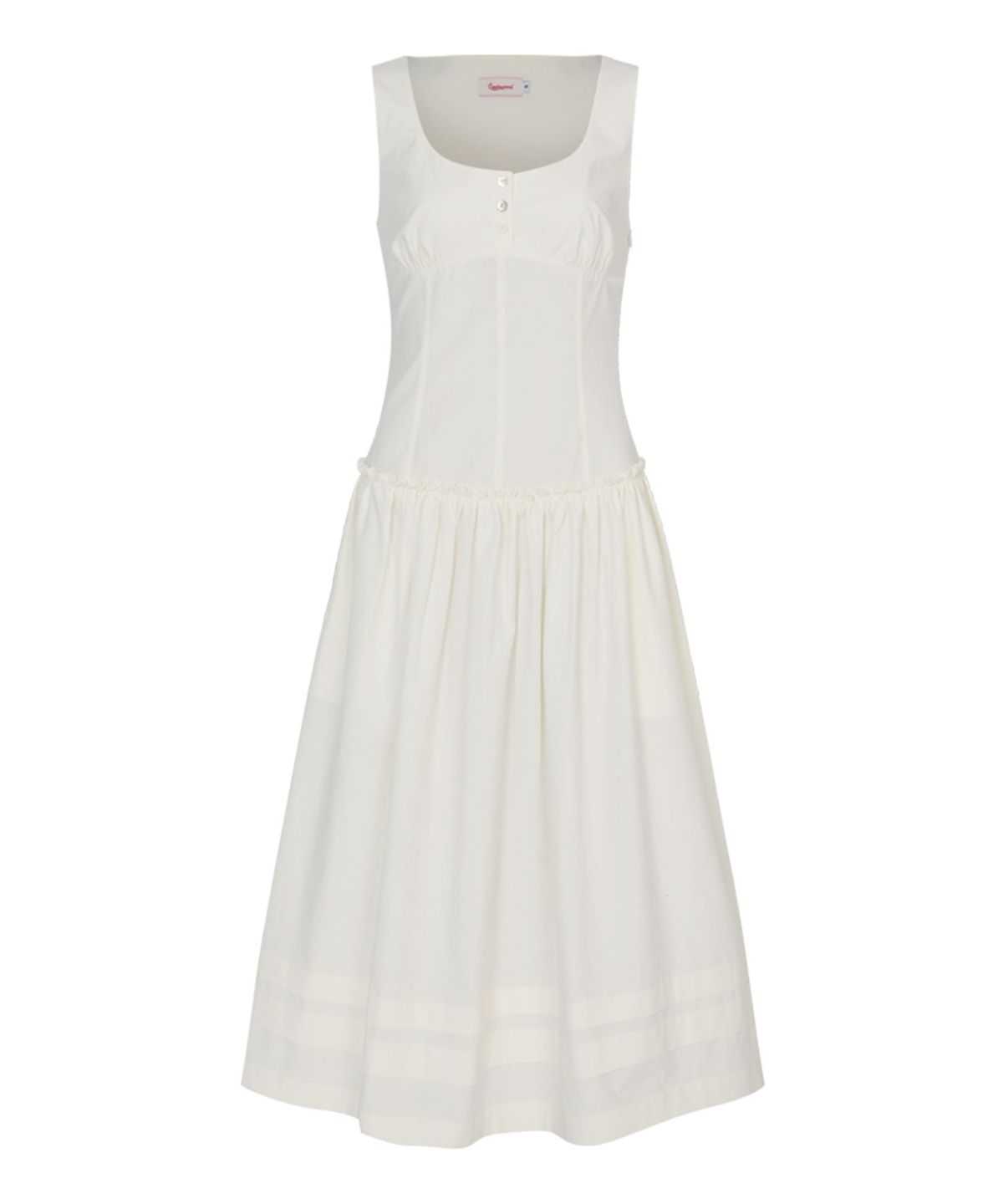 루루서울(LOULOUSEOUL) Villa Long Dress (Cream)