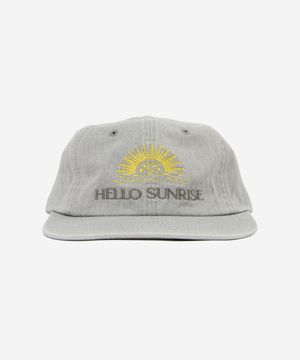 Washed Two Tone Logo 6panel Cap_Light Gray