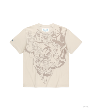 [The Fantastic Four] Comic Tee Oatmeal