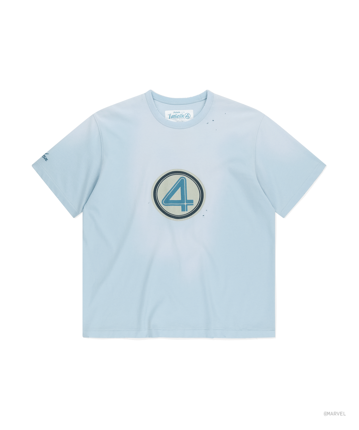 썬러브투어(SUNLOVETOUR) [The Fantastic Four] 4 Faded Tee Blue
