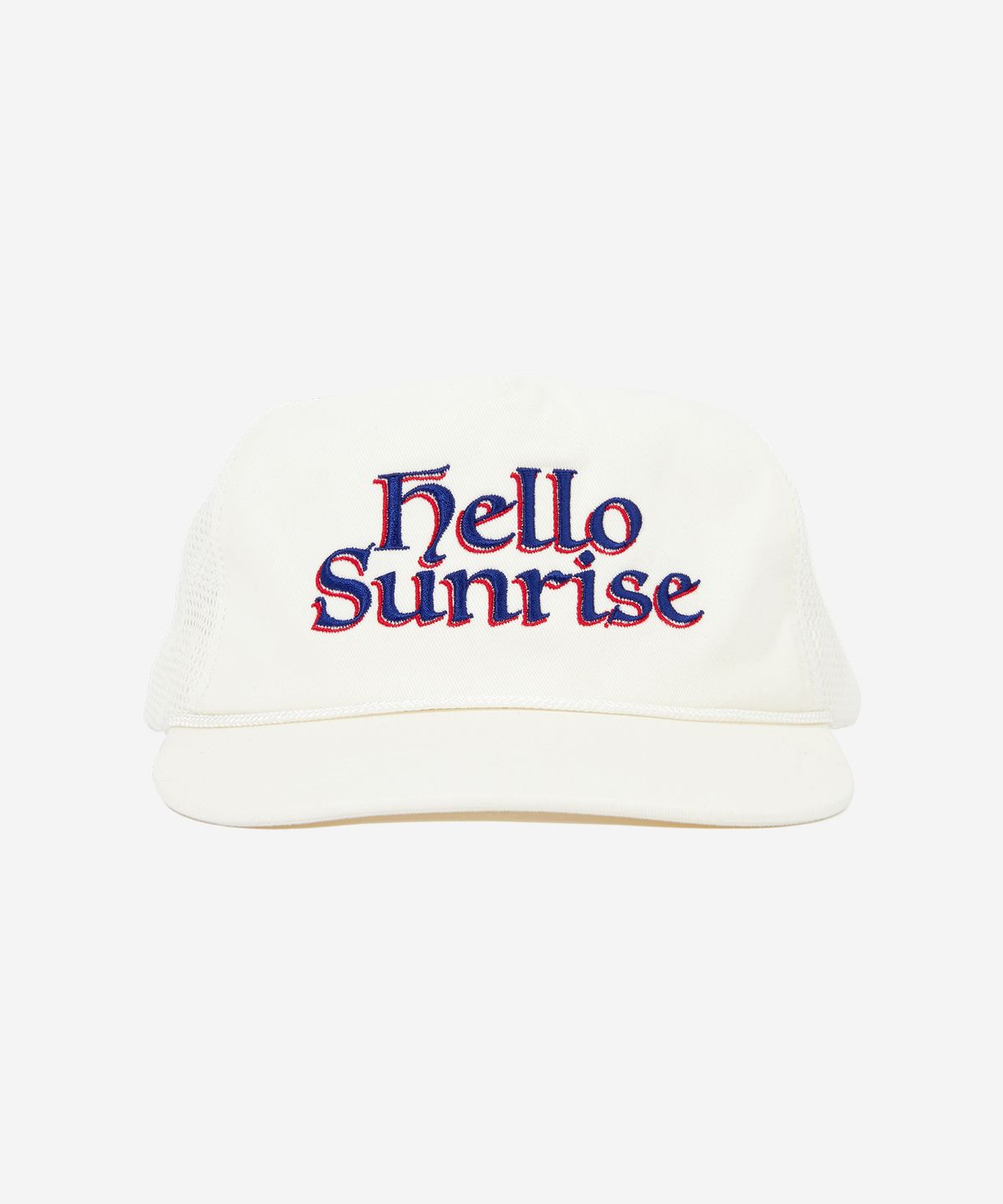 헬로 선라이즈(HELLO SUNRISE) Heritage Logo Relaxed Fit 5P Cap_White