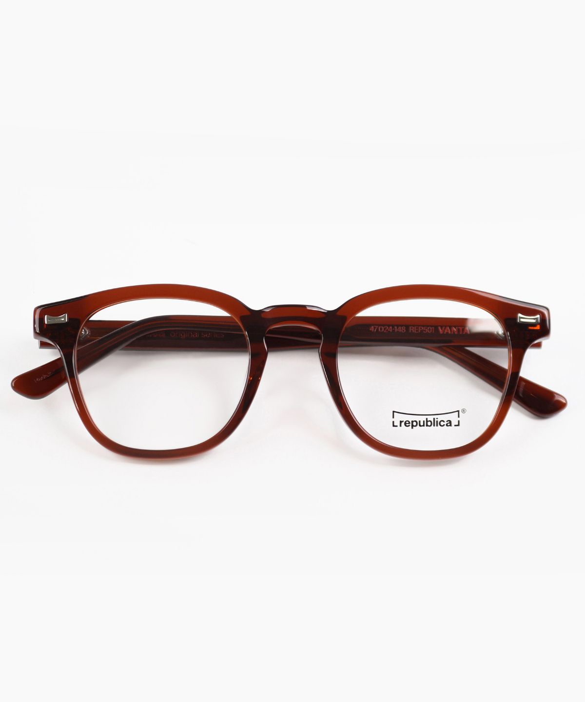 리퍼블리카(REPUBLICA) REP501 VANTA - C2 Cienna Brown (블루라이트 차단 안경)