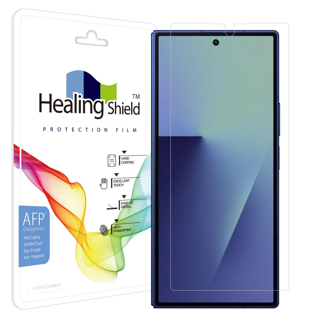 힐링쉴드(HEALINGSHIELD) 갤럭시 Z폴드7 올레포빅 풀커버형 외부액정 보호필름 1매