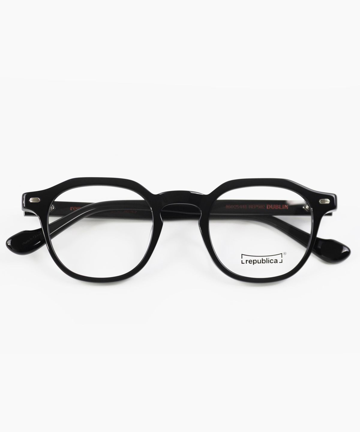 리퍼블리카(REPUBLICA) REP502 DUBLIN - C1 Piano Black (블루라이트 차단 안경)