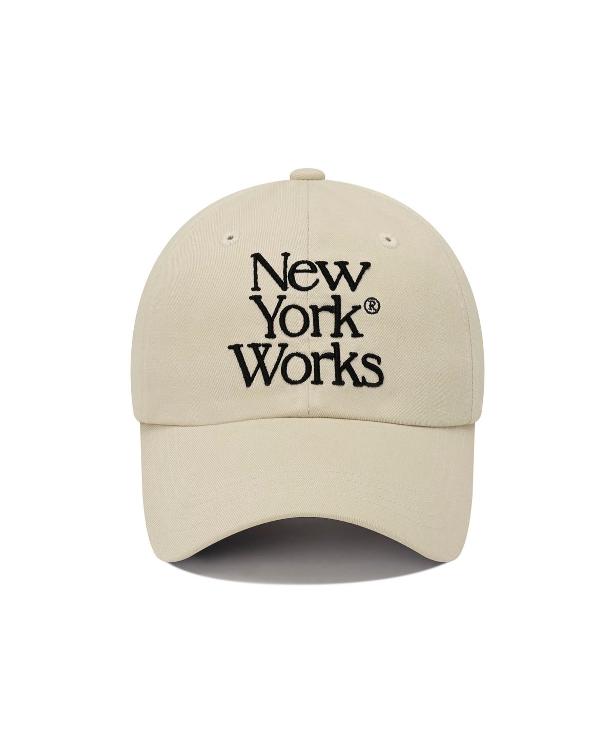 뉴욕웍스(NEWYORKWORKS) 믹스 로고 볼캡_ 베이지