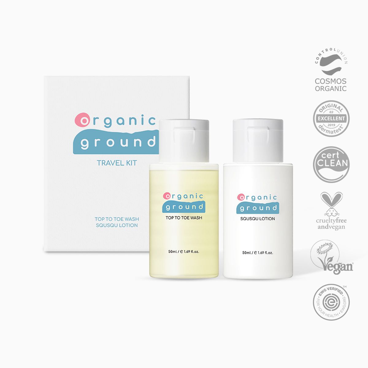 오가닉그라운드(ORGANIC GROUND) 오가닉그라운드 트래블키트 (워시+로션)
