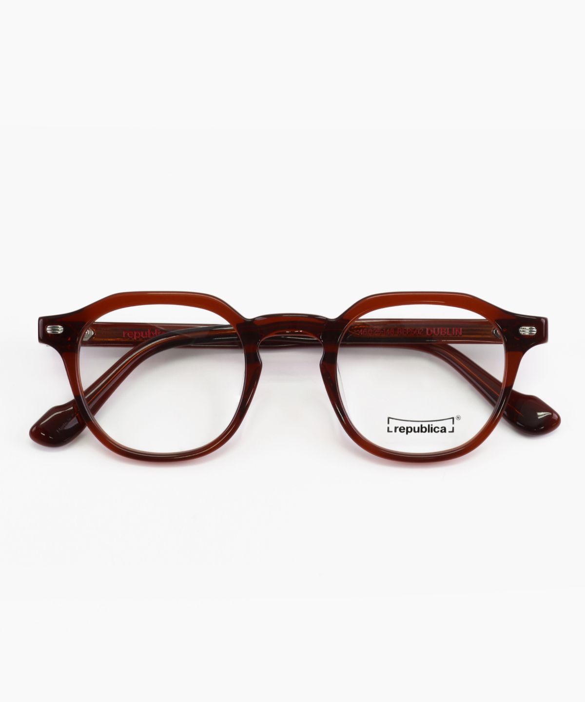 리퍼블리카(REPUBLICA) REP502 DUBLIN - C2 Cienna Brown (블루라이트 차단 안경)