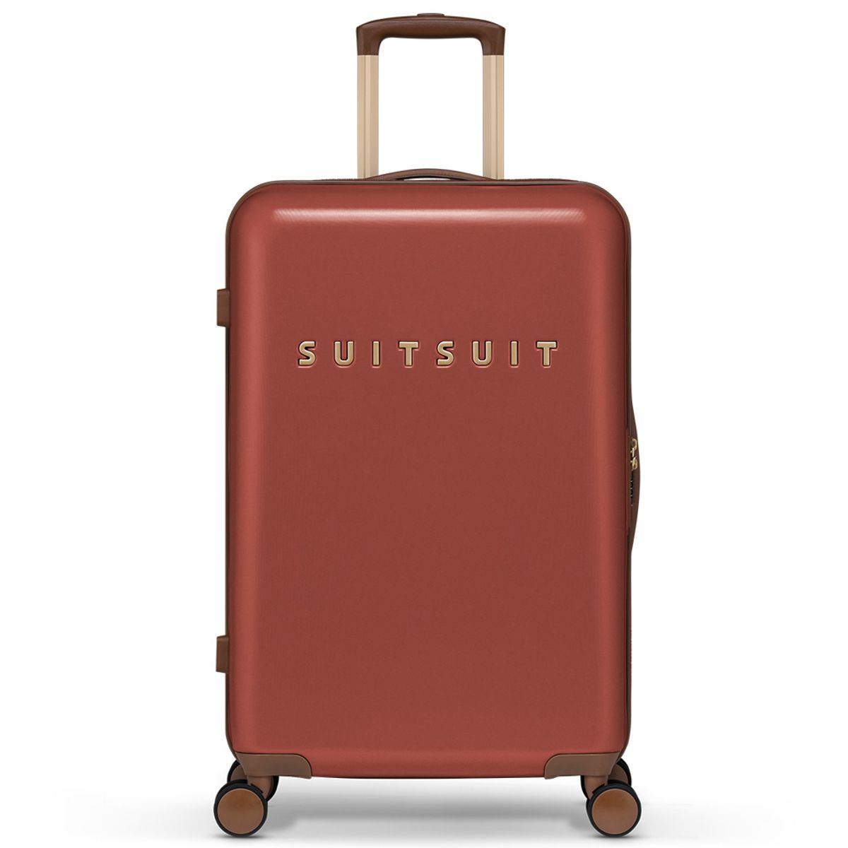 수잇수잇(SUITSUIT) 세븐티스 레드 오커 24인치 중대형 캐리어 (TR-72214)
